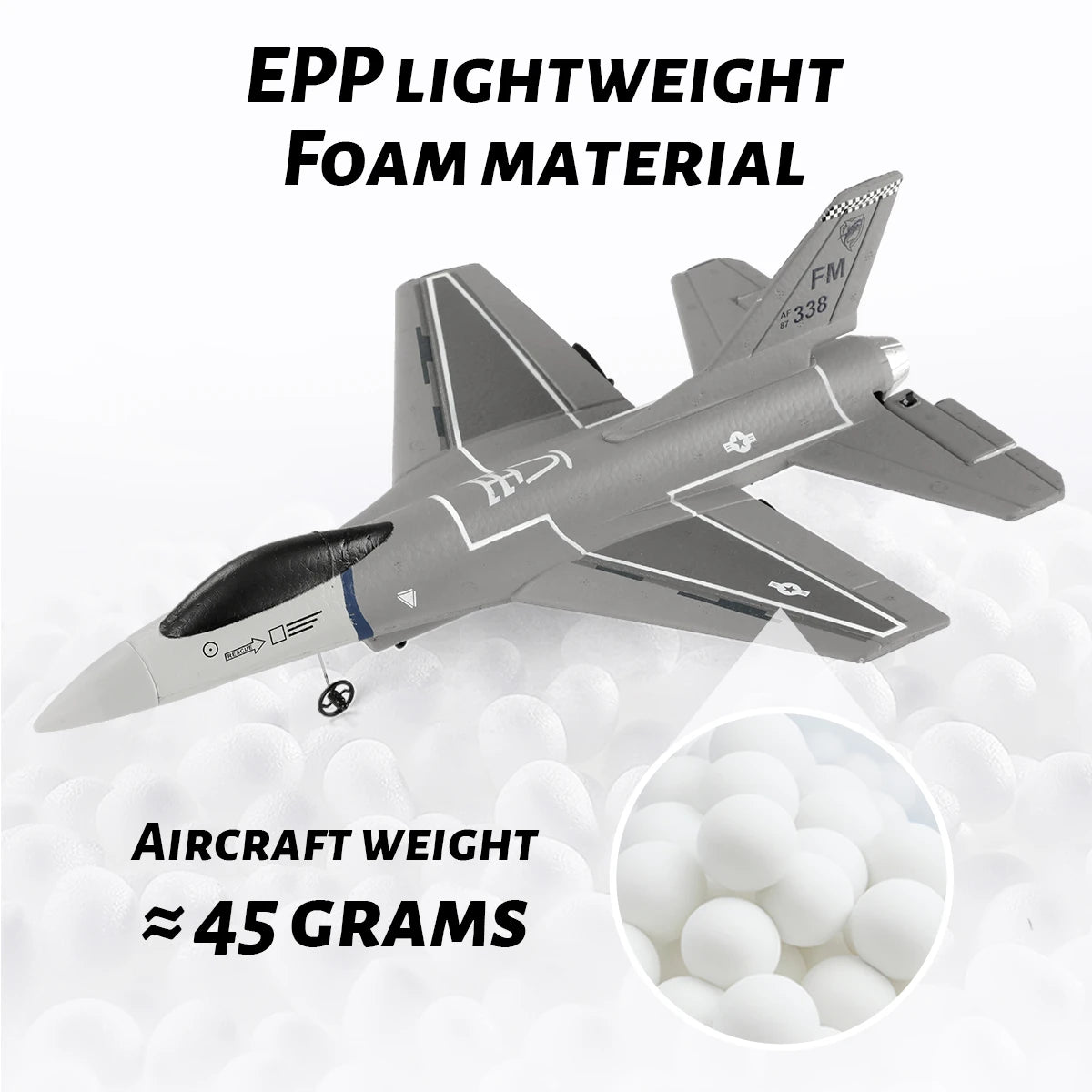 F16 Remote Control Fighter Aircraft Model Toys for Kids